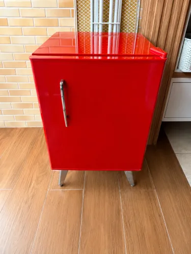 Frigobar Brastemp Retrô Vermelho - Excelente Estado