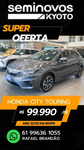 Honda City Hatchback Touring 1.5 Flex 16V Aut. 2023