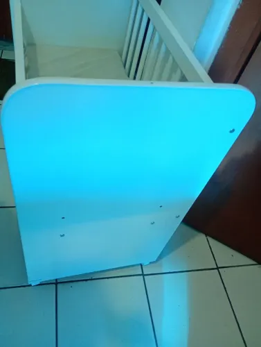 Mini berço com grade removível com colchão