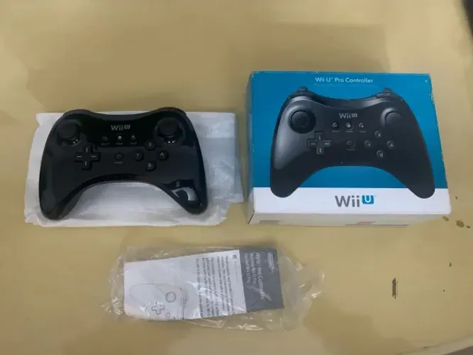 Wii U Pro Controller Original Completo na Caixa