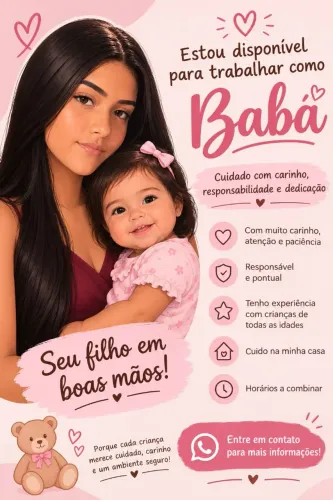 Babá/cuidadora infantil
