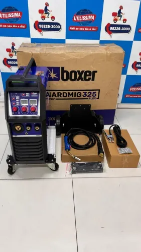 Máquina de Solda Inversora Multiprocesso MIG/MMA/TIG Hardmig 325 Flex 300A 220V BOXER-2005