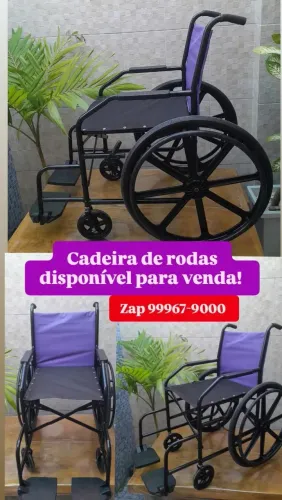 Cadeira de rodas 350 reais no cartão
