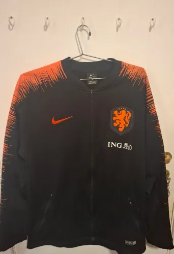 Casaco de Treino Oficial da Seleção da Holanda (Países Baixos) Nike - Tamanho G