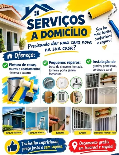 Serviço em geral home da casa chama