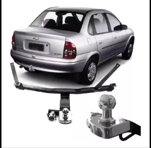 Engate para reboque cromado Corsa Sedan Classic 