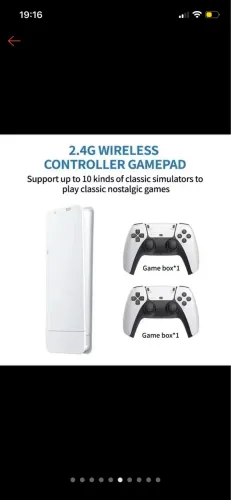 GAMESTICK RETRÔ M15 PRO 4K - 64GB COM MAIS DE 20 MIL JOGOS CLÁSSICOS, 2 CONTROLES SEM FIO,