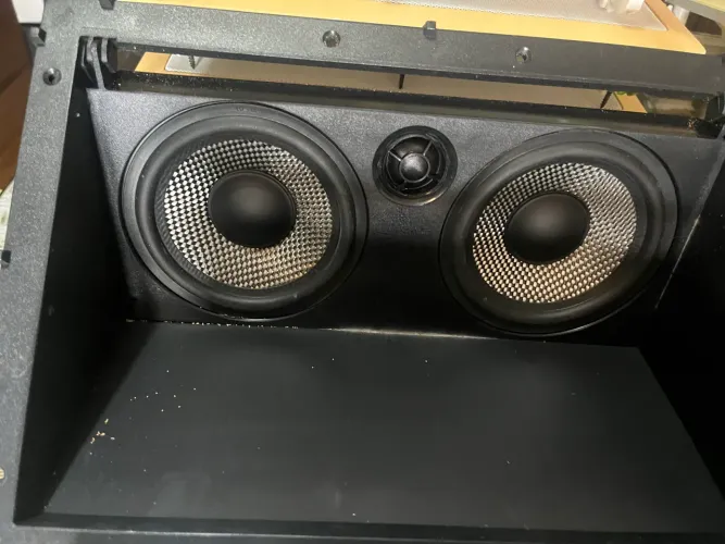 Par de Auto falante angular Loud LHT-100BL fibra de carbono 