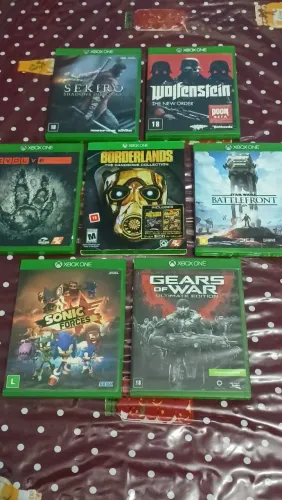 Kit 7 jogos xbox one mídia física