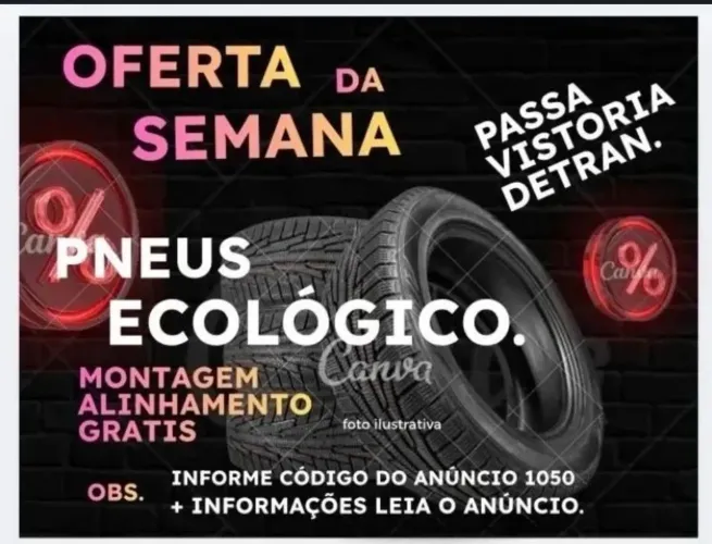 Pneu 195/55/15 leia anúncio 