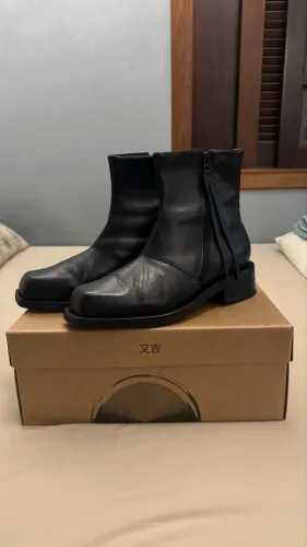 Bota de Couro Pace Texaco Boots preta