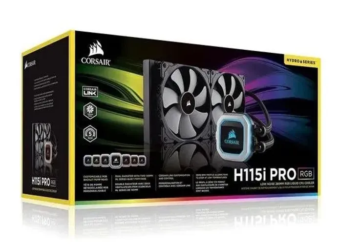 Watercooler Corsair Hydro H115i PRO RGB 280mm