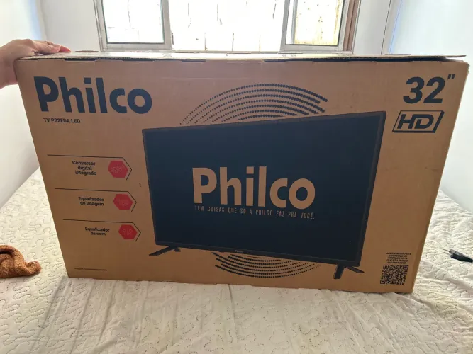 TV Philco 32" LED HD (Modelo P32EDA) - Nova na Caixa!