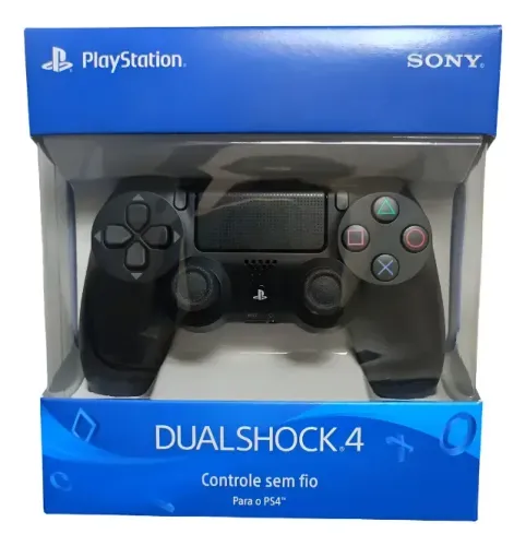 (LACRADO) Controle PS4 Original Sony DualShock 4 - Preto Onyx