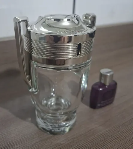 Frascos de Perfumes VAZIOS (INVICTUS PACO RABANNE E GUCCI GUILTY ELIXIR DE PARFUM)