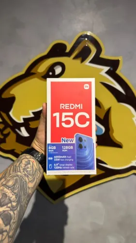 Celular Redmi 15C - Novo Lacrado - Somos Loja - Temos Garantia