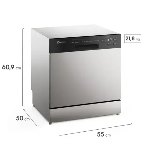 Lava Louças Electrolux 8 Serviços Nova Lacrada