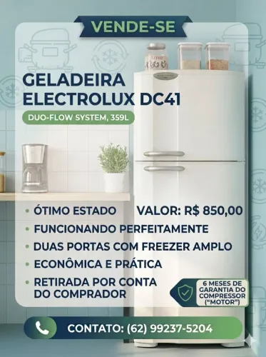 Geladeira Electrolux