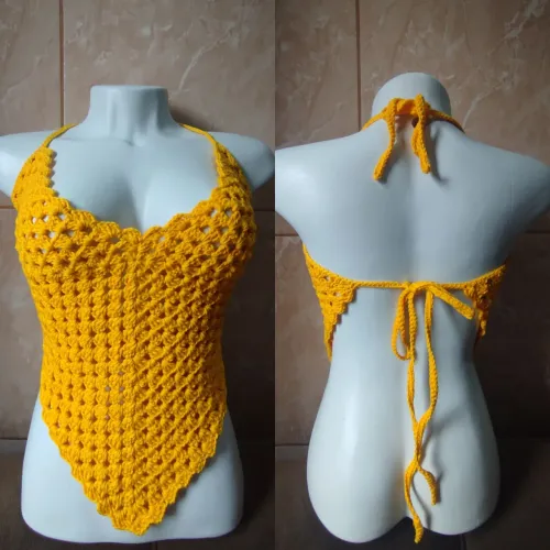 Top Crochê 