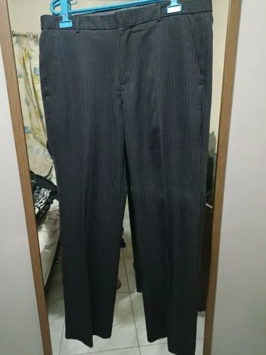 Calça Alfaiataria Di'Rhawel 44 risca de giz
