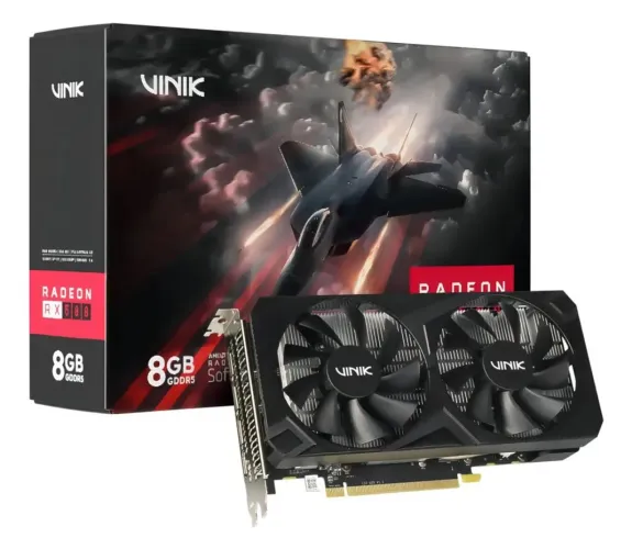 Placa de vídeo AMD RX 580 8GB DDR5 Vinik - Loja fs Informática 