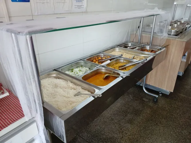 Buffet self service 10 lugares quente 