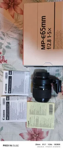 Lente CANON macro 5x