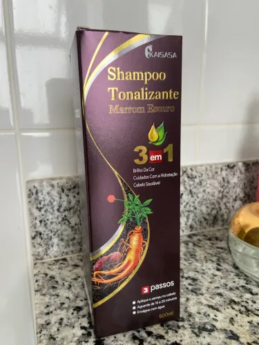 Shampoo Kaisasa marrom escuro