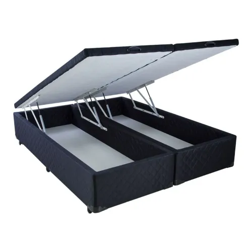 CAMA BOX BAÚ CASAL BIPARTIDA COURINO