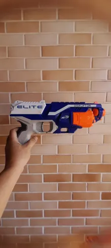 Nerf disruptor elite com 6 munições 