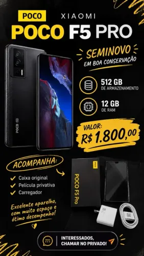 Xiaomi Poço F5 pro