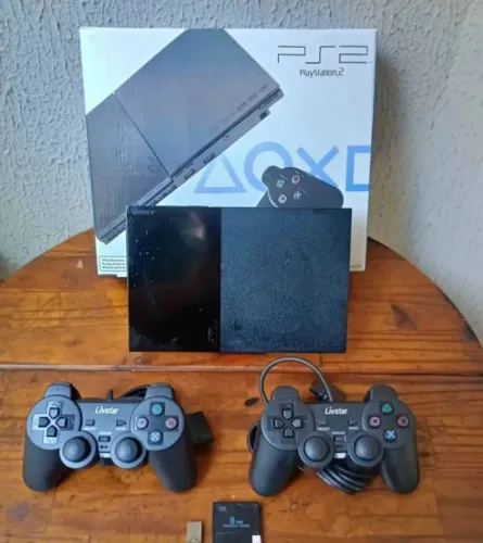PS2 SUPER CONSERVADO+42 JOGOS