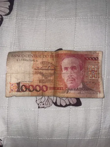 cedula colecao - numismatica