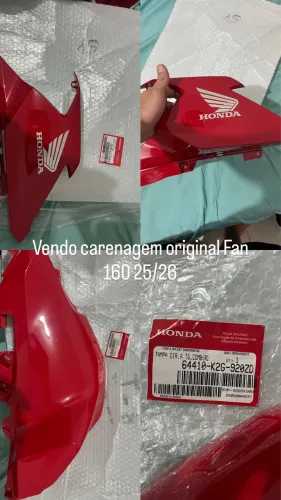 Carenagem Tanque/Asa Direito Fan 160 2025