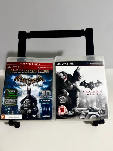 PACK Batman Arkham - 2 Jogos PS3 Seminovos | Arkham City + Arkham Asylum GOTY