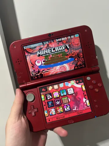 Nintendo New 3DS Vermelho - Tela Superior IPS