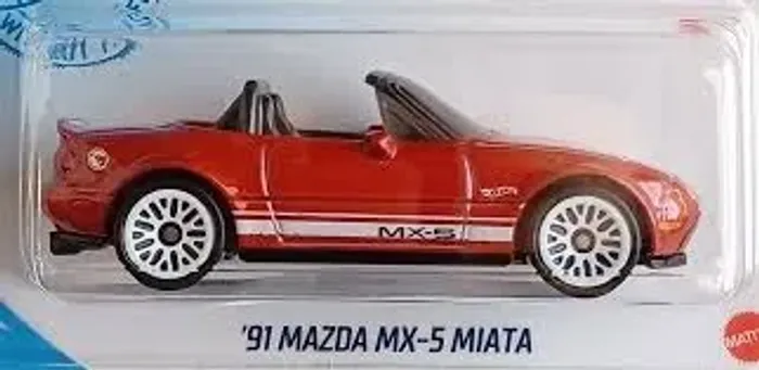 Hot Wheels '91 Mazda Mx-5 Miata T-hunt Vermelho