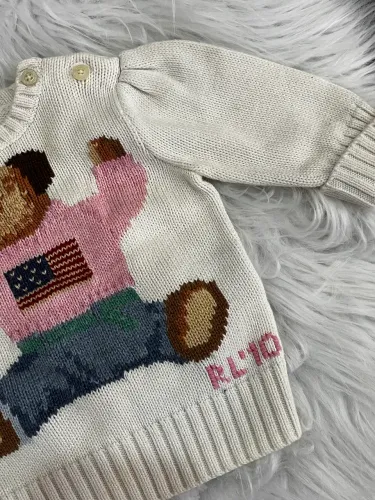 SUÉTER POLO RALPH LAUREN BABY original Tamanho ( 3 meses )