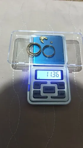 Peças em ouro amarelo 18k pra derreter