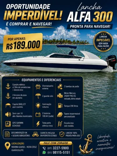 Lancha Alfa 300