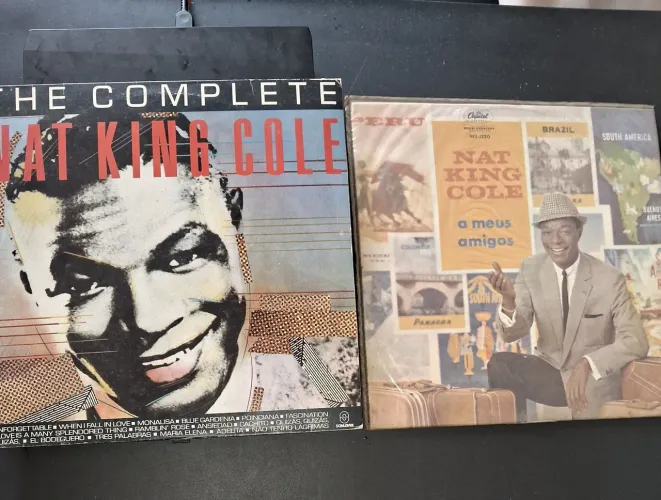 Lote com 2 lps Nat King Cole