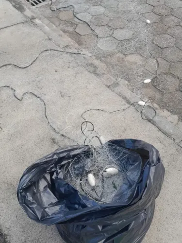 Rede de Pesca feiticeira Malhas 8 e 9