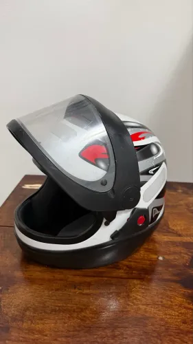 Capacete SAN Marinho usado 