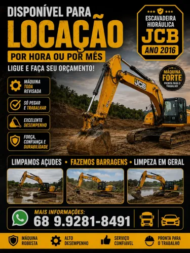 Escavadeira hidráulica JCB