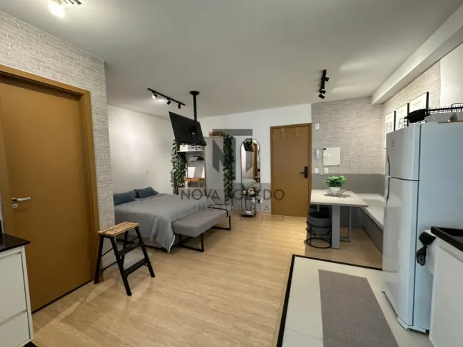 LINDO FLAT/STUDIO TOTALMENTE MOBILIADO PARA LOCAÇÃO - JARDIM AQUARIUS