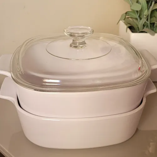 Refratário porcelana com tampa