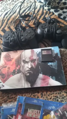 PlayStation 2 com 12 jogos seni Novo 