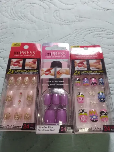 Kit 3 unidades unha gel Impress