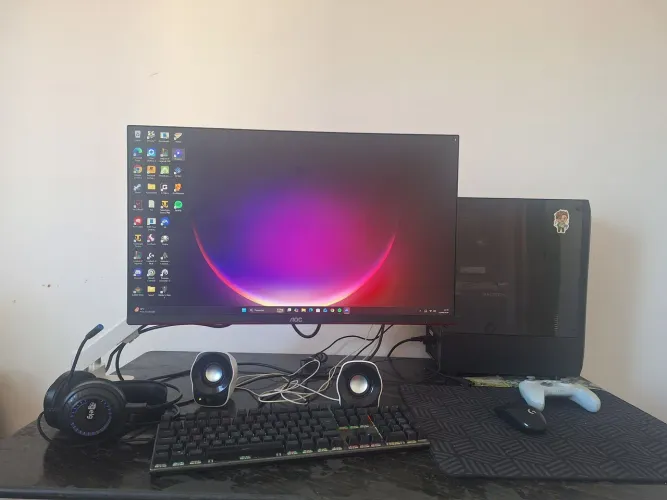 PC Gamer 100% Completo - Ryzen 5 RX7600 32gb 1TB SSD com monitor 144hz