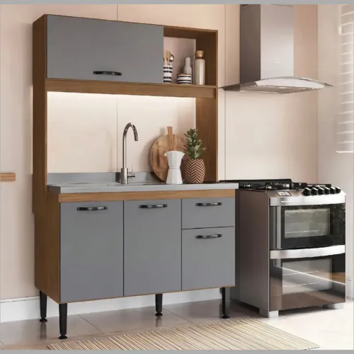 Armário de cozinha com tampo - entrego Curitiba e região